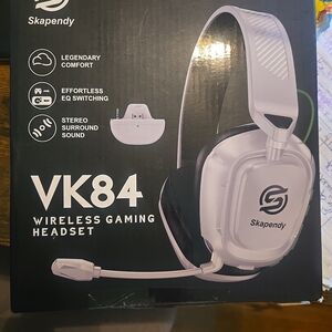 VK84 Wireless Gaming Headset - White